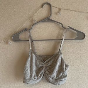 grey bralette